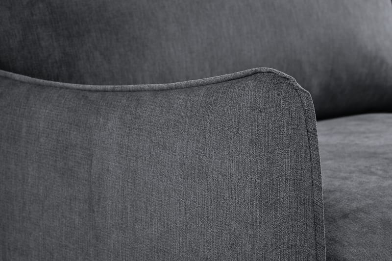 Trend Lyx 3-sits Soffa - Mörkgrå/Ek - Möbler - Soffa - 3 sits soffa