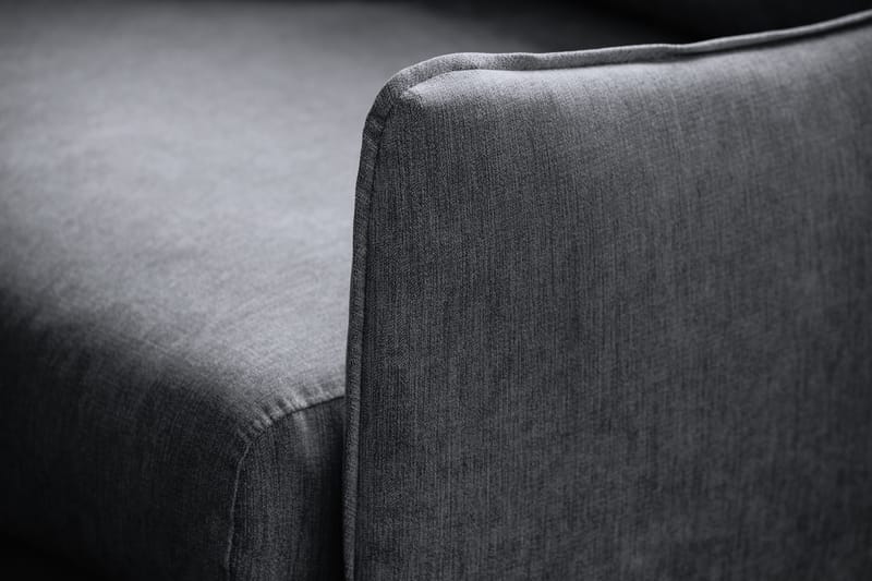 Trend Lyx 3-sits Soffa - Mörkgrå/Ek - Möbler - Soffa - 3 sits soffa
