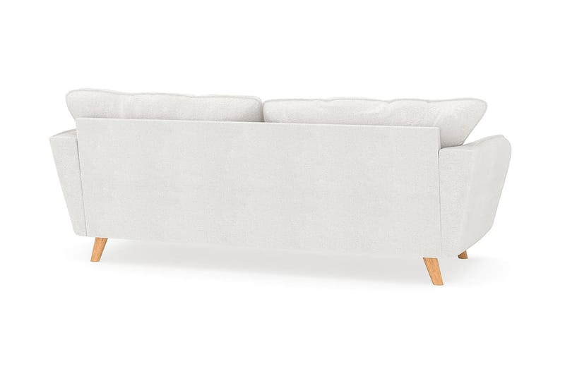 Trend Lyx 3-sits Soffa - Vit|Bouclé - 3 sits soffa