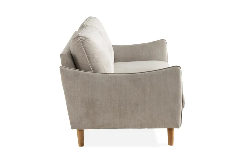 Trend Lyx 3-sits Tygsoffa - Beige - Möbler - Soffa - 3 sits soffa