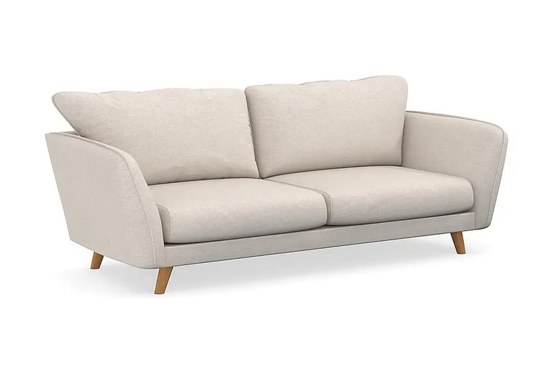 Trend Lyx 3-sits Tygsoffa - Beige - Möbler - Soffa - 3 sits soffa
