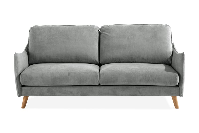 Trend Lyx 3-sits Tygsoffa - Grå - Möbler - Soffa - 3 sits soffa