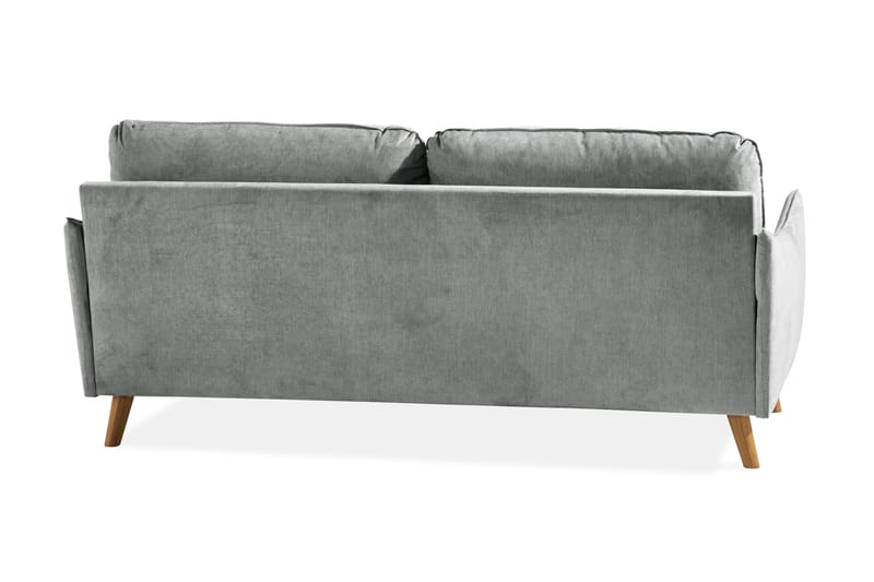 Trend Lyx 3-sits Tygsoffa - Grå - Möbler - Soffa - 3 sits soffa