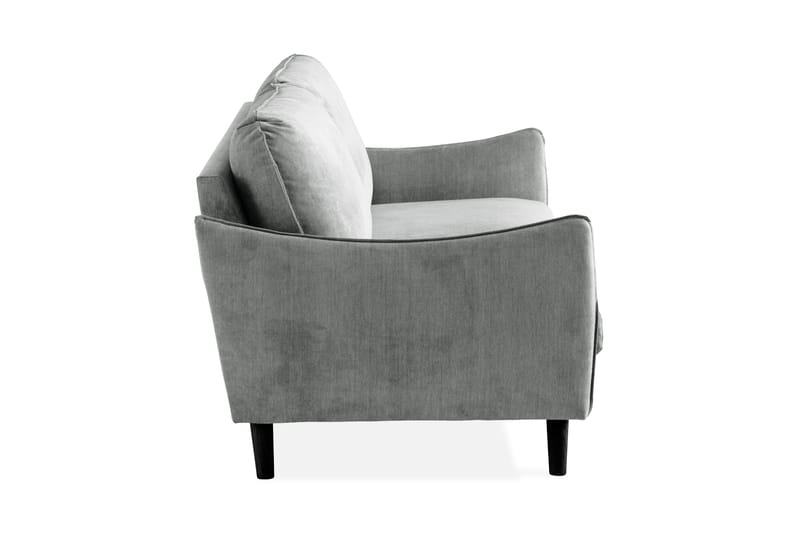 Trend Lyx 3-sits Tygsoffa - Grå - Möbler - Soffa - 3 sits soffa