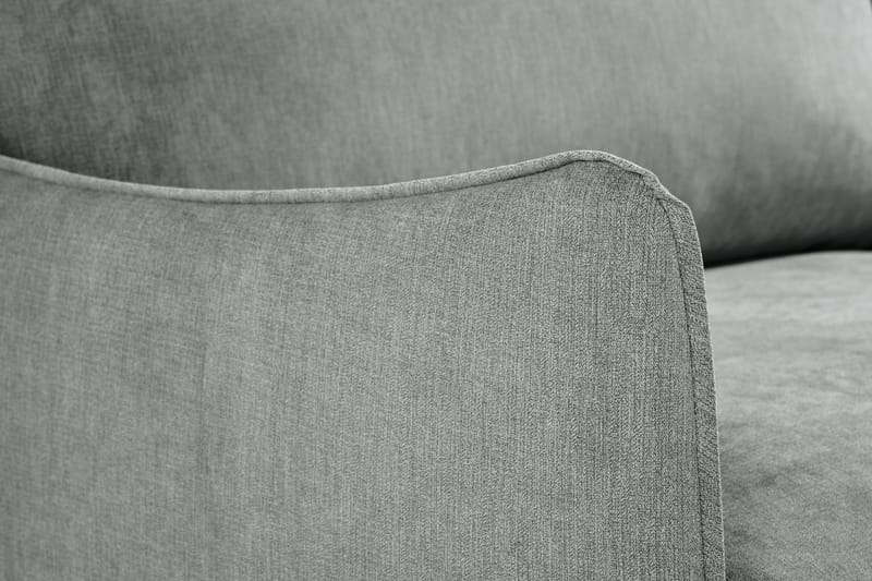 Trend Lyx 3-sits Tygsoffa - Grå - Möbler - Soffa - 3 sits soffa