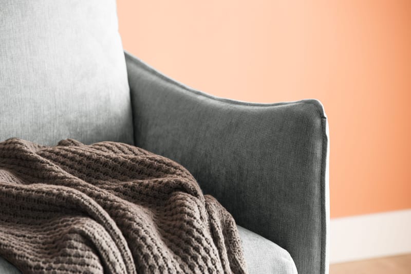 Trend Lyx 3-sits Tygsoffa - Grå - Möbler - Soffa - 3 sits soffa