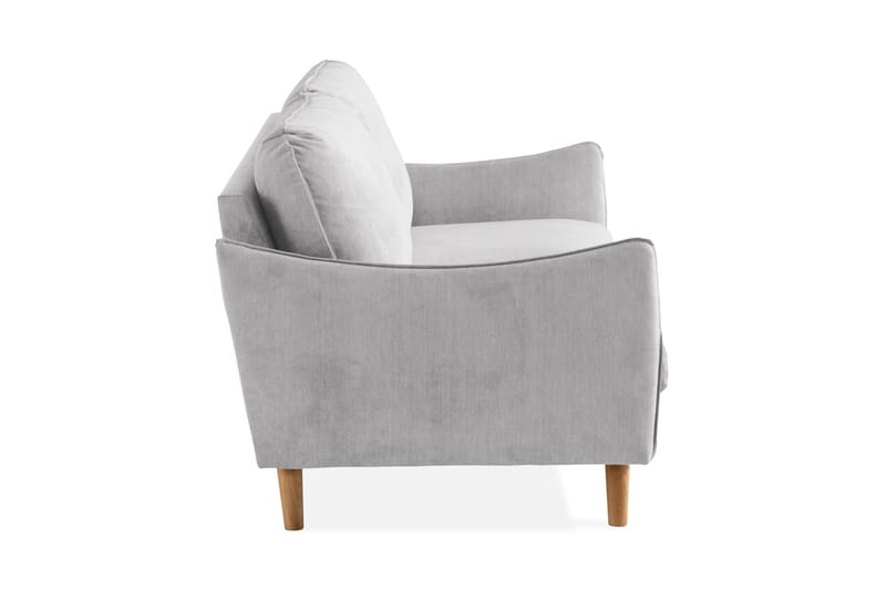 Trend Lyx 3-sits Tygsoffa - Ljusgrå - Möbler - Soffa - 3 sits soffa
