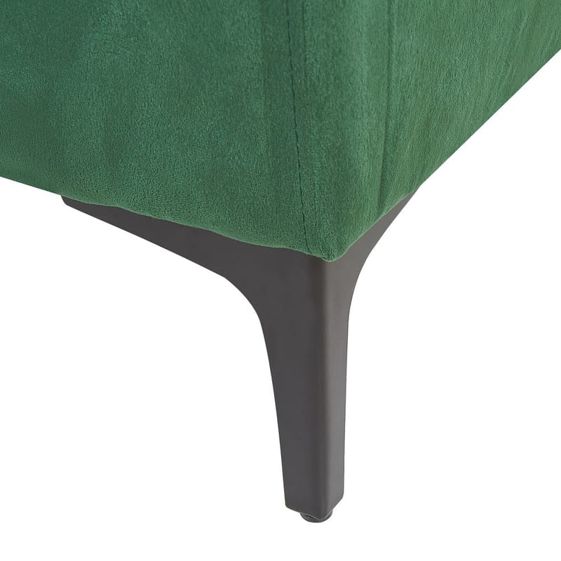 3-sits soffa Vadstena - Grön, Svart/Sammet - Möbler - Soffa - Sammetssoffa