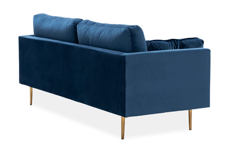 Vanlig Soffa utan divan & schäslong Bloom 3-sits Soffa blue - Möbler - Soffa - 3 sits soffa