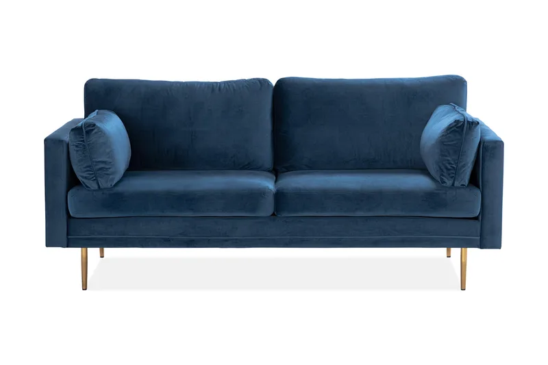 Vanlig Soffa utan divan & schäslong Bloom 3-sits Soffa blue, undefined