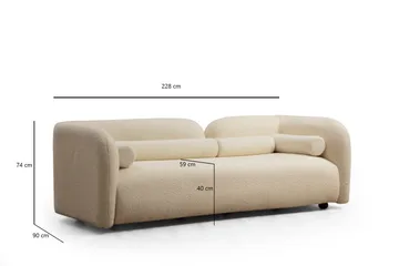 Victoria Soffa 3-sits - Victoria - Möbler - Soffa - 3 sits soffa