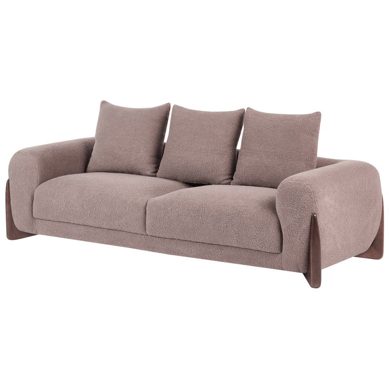 3-sits soffa Vinliden - Mörkbrun, Brun - Möbler - Soffa - 3 sits soffa