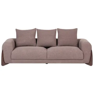 3-sits soffa Vinliden - Mörkbrun, Brun - Möbler - Soffa - 3 sits soffa