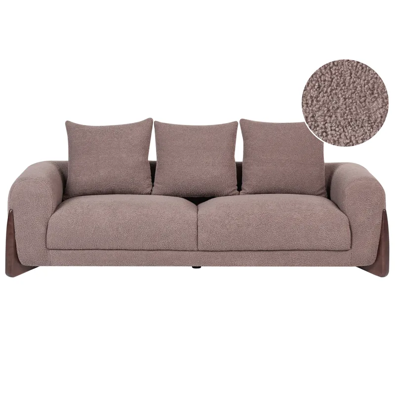 3-sits soffa Vinliden, Mörkbrun, Brun