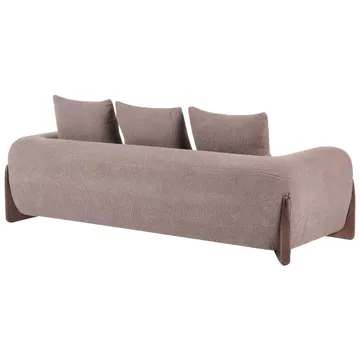 3-sits soffa Vinliden - Mörkbrun, Brun - Möbler - Soffa - 3 sits soffa