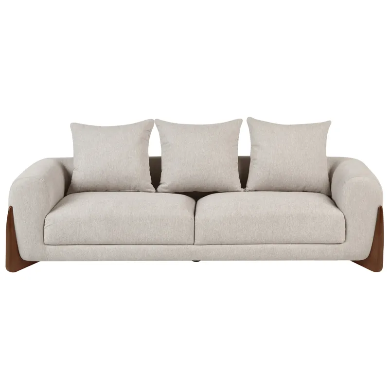 3-sits soffa Vinliden, Mörkbrun, Taupe