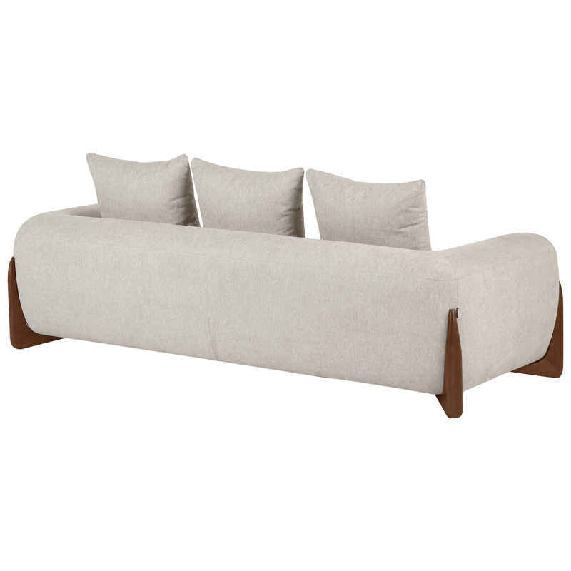 3-sits soffa Vinliden - Mörkbrun, Taupe - Möbler - Soffa - 3 sits soffa