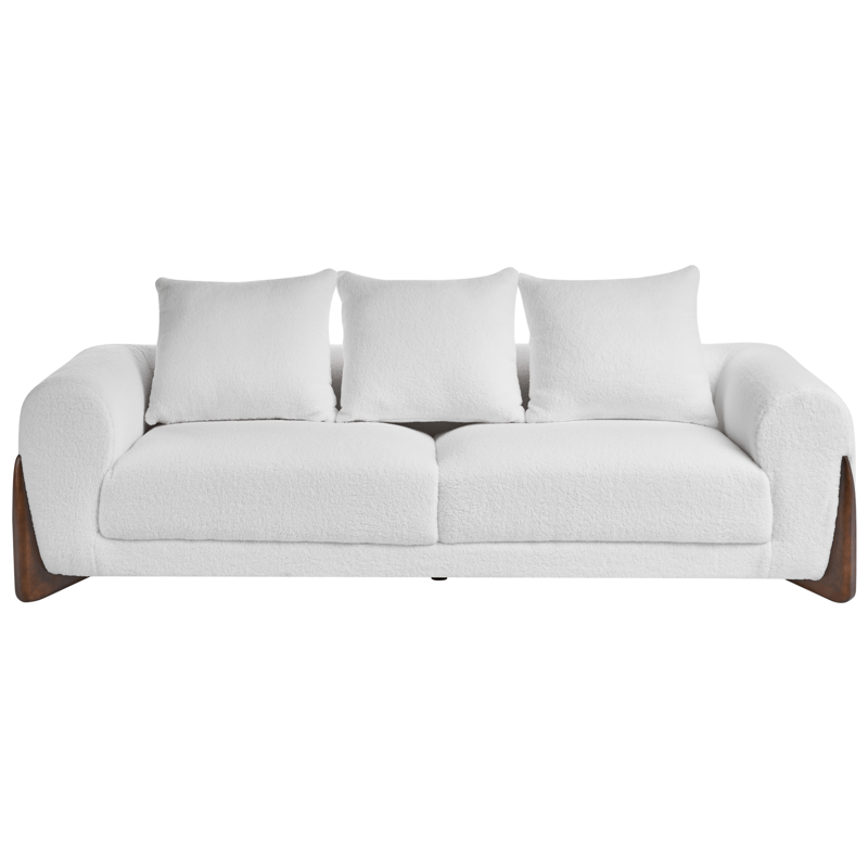 3-sits soffa Vinliden - Vit - Möbler - Soffa - 3 sits soffa