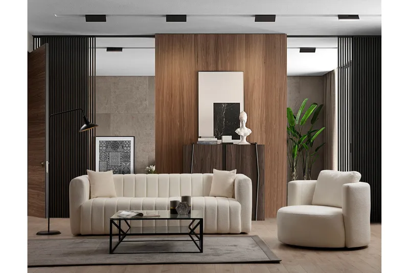 Viraa Soffa 3-sits - Beige - Möbler - Soffa - 3 sits soffa