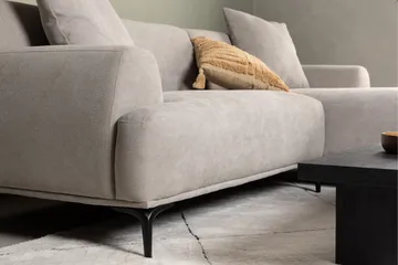 Viskan Soffa 3-sits - Ljusgrå - Möbler - Soffa - Divansoffor & schäslongsoffa - 3 sits soffa med divan
