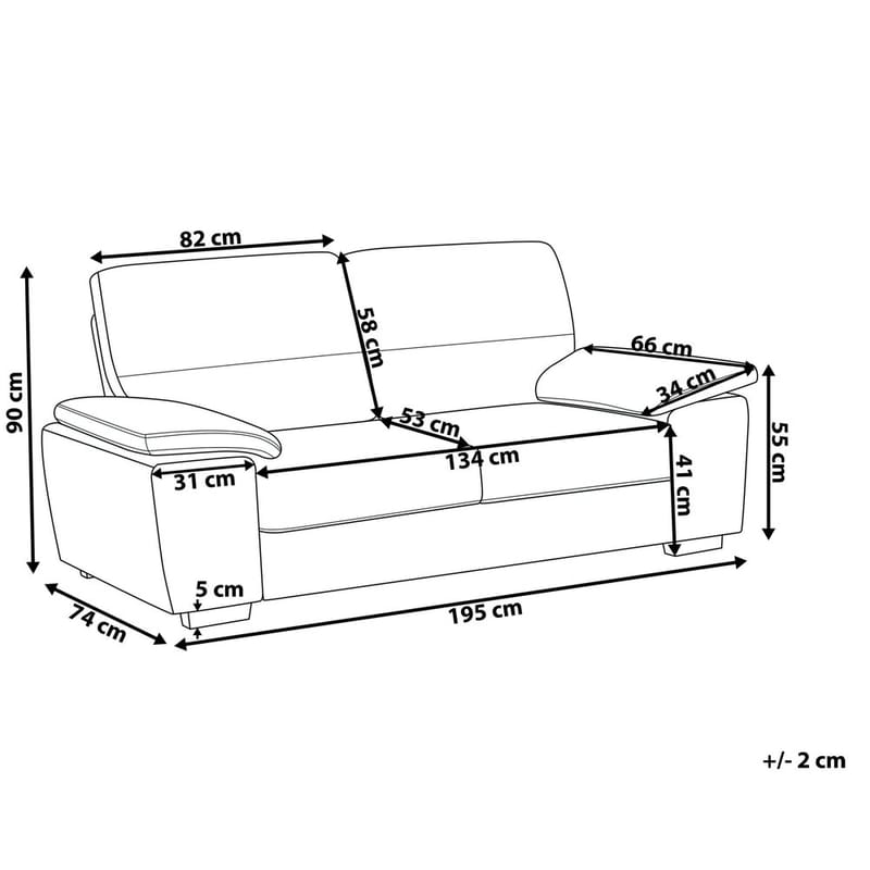 3-sits soffa Vogar - Möbler - Soffa - 3 sits soffa