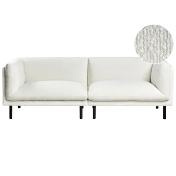 3-sits soffa Vorgod Bouclé - Off-White - Möbler - Soffa - 3 sits soffa