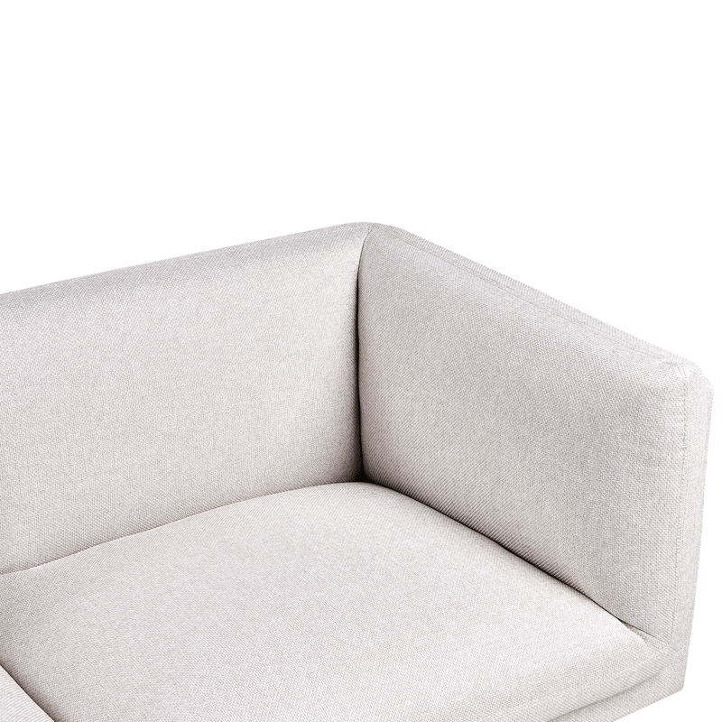 3-sits soffa Vorgod Tyg - Ljusbeige - Möbler - Soffa - 3 sits soffa
