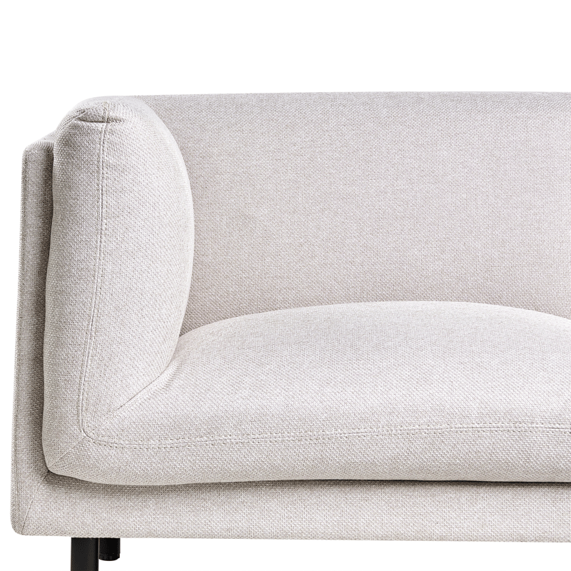 3-sits soffa Vorgod Tyg - Ljusbeige - Möbler - Soffa - 3 sits soffa