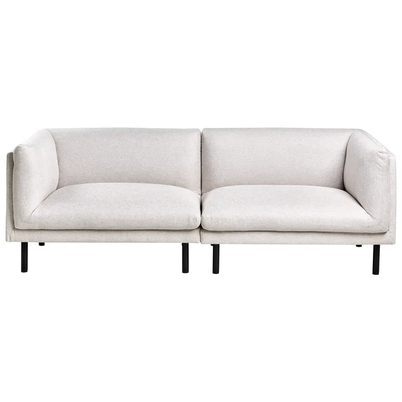 3-sits soffa Vorgod Tyg, Ljusbeige