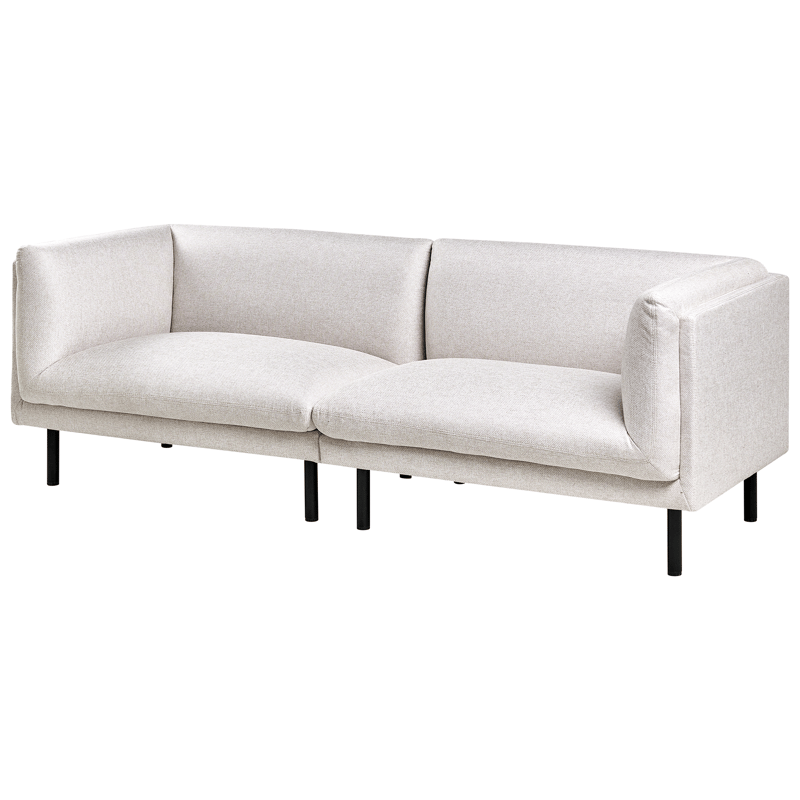 3-sits soffa Vorgod Tyg - Ljusbeige - Möbler - Soffa - 3 sits soffa