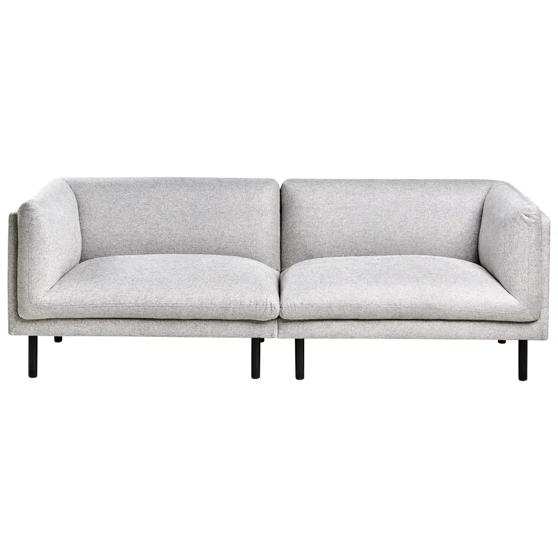 3-sits soffa Vorgod Tyg, Ljusgrå