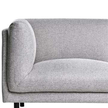 3-sits soffa Vorgod Tyg - Ljusgrå - Möbler - Soffa - 3 sits soffa