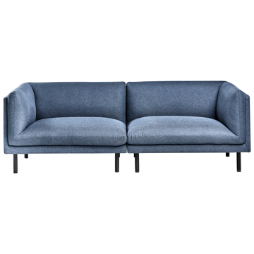 3-sits soffa Vorgod Tyg - Mörkblå - Möbler - Soffa - 3 sits soffa