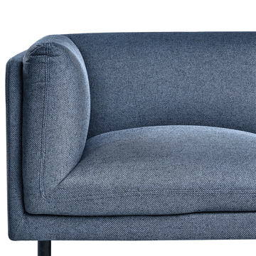 3-sits soffa Vorgod Tyg - Mörkblå - Möbler - Soffa - 3 sits soffa