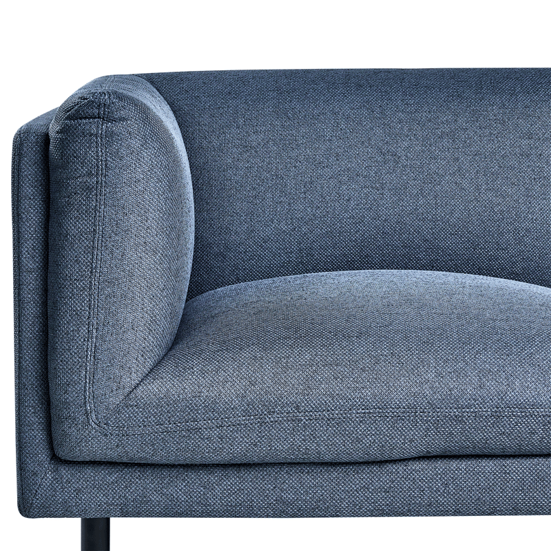 3-sits soffa Vorgod Tyg - Mörkblå - Möbler - Soffa - 3 sits soffa