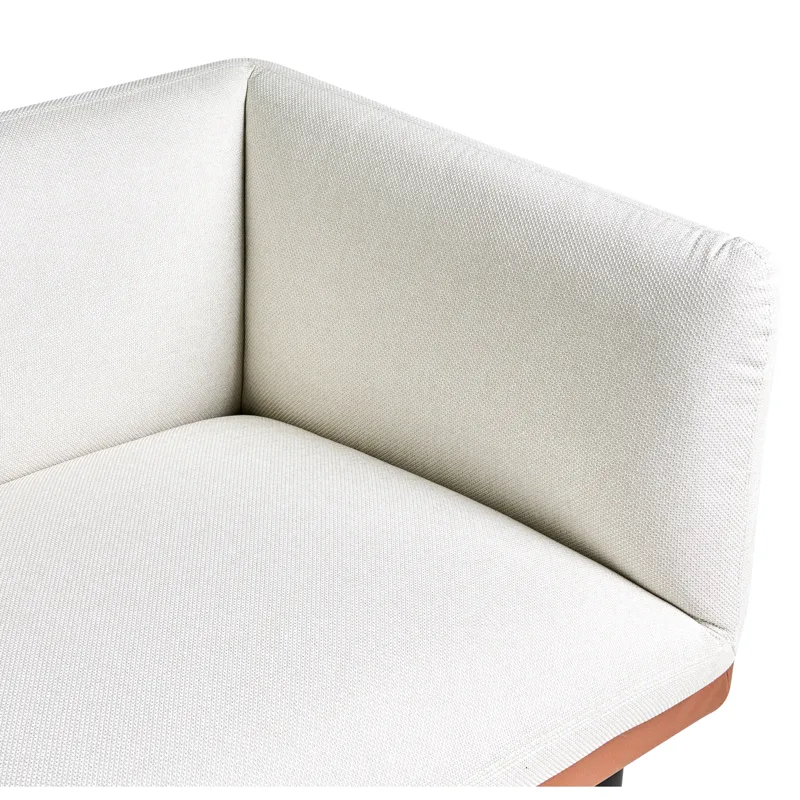 3-sits soffa Vorgod Tyg - Off-White - Möbler - Soffa - 3 sits soffa