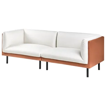 3-sits soffa Vorgod Tyg - Off-White - Möbler - Soffa - 3 sits soffa
