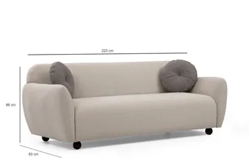 Whitecliffs Soffa 3-sits - Cream - Möbler - Soffa - 3 sits soffa