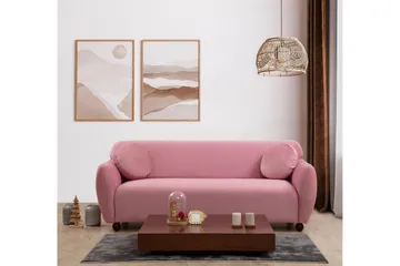 Whitecliffs Soffa 3-sits - Rosa - Möbler - Soffa - 3 sits soffa