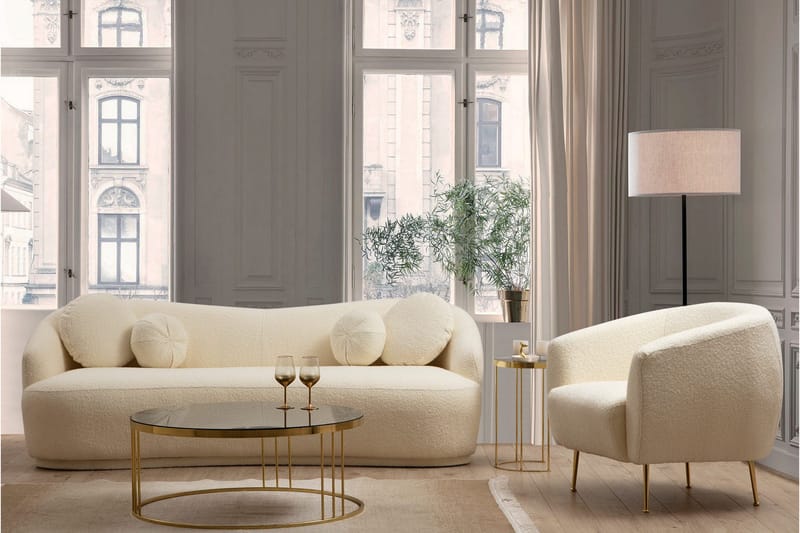 Yarrawonga Soffa 3-sits - Beige|Bouclé - Möbler - Soffa - 3 sits soffa