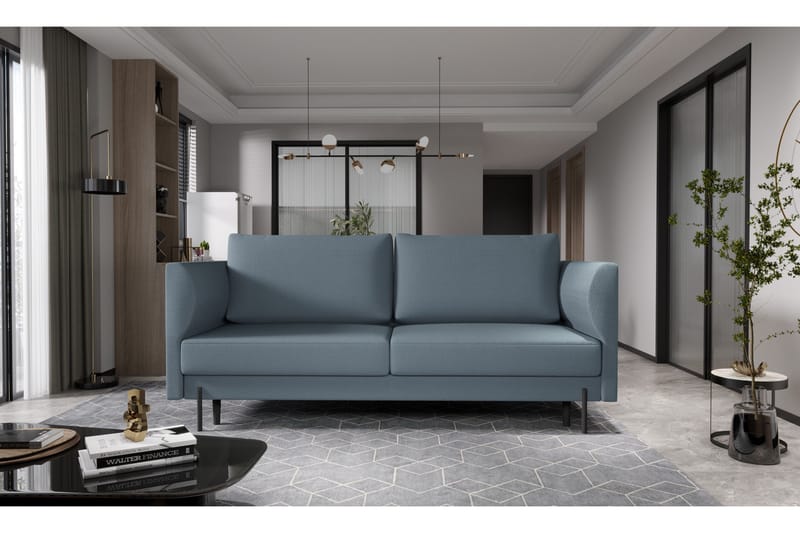 Zerlo 3-sits Soffa, Blå