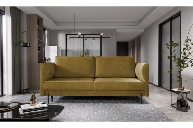 Zerlo 3-sits Soffa, Gul