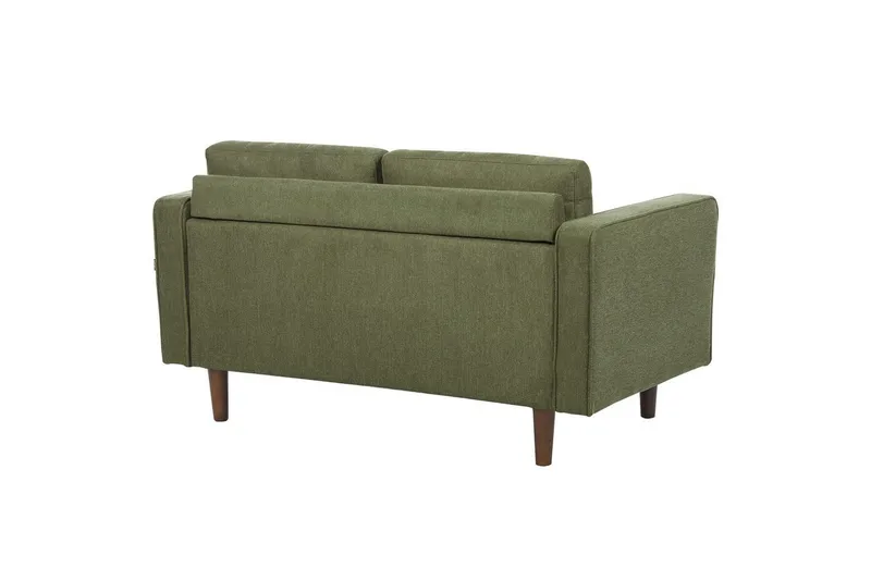 3-sits Soffgrupp Nurmo Grönt/mörkt trä - Grönt/mörkt trä - Möbler - Soffa - Soffgrupp