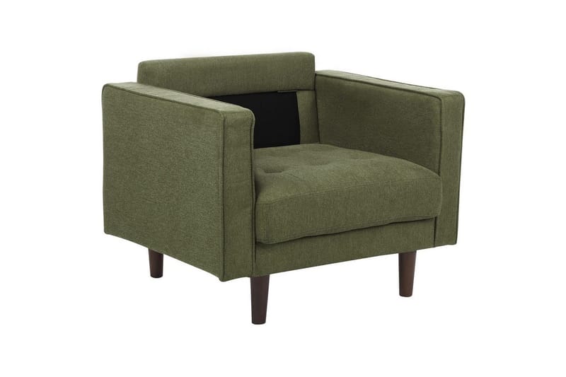 3-sits Soffgrupp Nurmo Grönt/mörkt trä - Grönt/mörkt trä - Möbler - Soffa - Soffgrupp