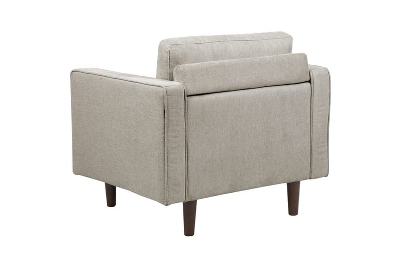 3-sits Soffgrupp Nurmo Taupe/mörkt trä - Taupe/mörkt trä - Möbler - Soffa - Soffgrupp