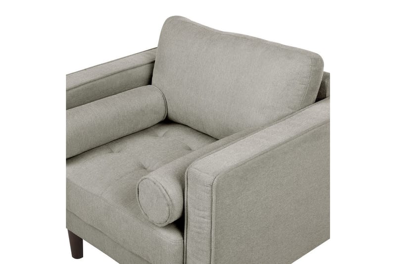 3-sits Soffgrupp Nurmo Taupe/mörkt trä - Taupe/mörkt trä - Möbler - Soffa - Soffgrupp