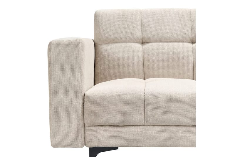 3-sitssoffa Alnes Beige/svart - Beige/svart - Möbler - Soffa - Bäddsoffa