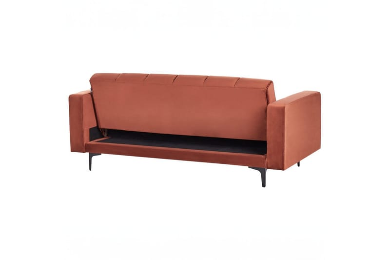 3-sitssoffa Alnes Röd/Svart - Röd/Svart - Möbler - Soffa - Bäddsoffa