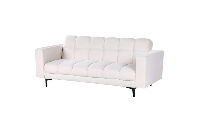 3-sitssoffa Alnes Vit/Svart - Vit/Svart - Möbler - Soffa - Bäddsoffa