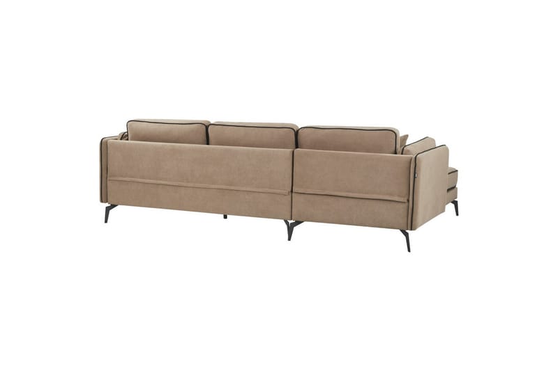 3-sitssoffa Altan Brun, Svart, Högervänd - Brun, Svart, Högervänd - Möbler - Soffa - Divansoffor & schäslongsoffa